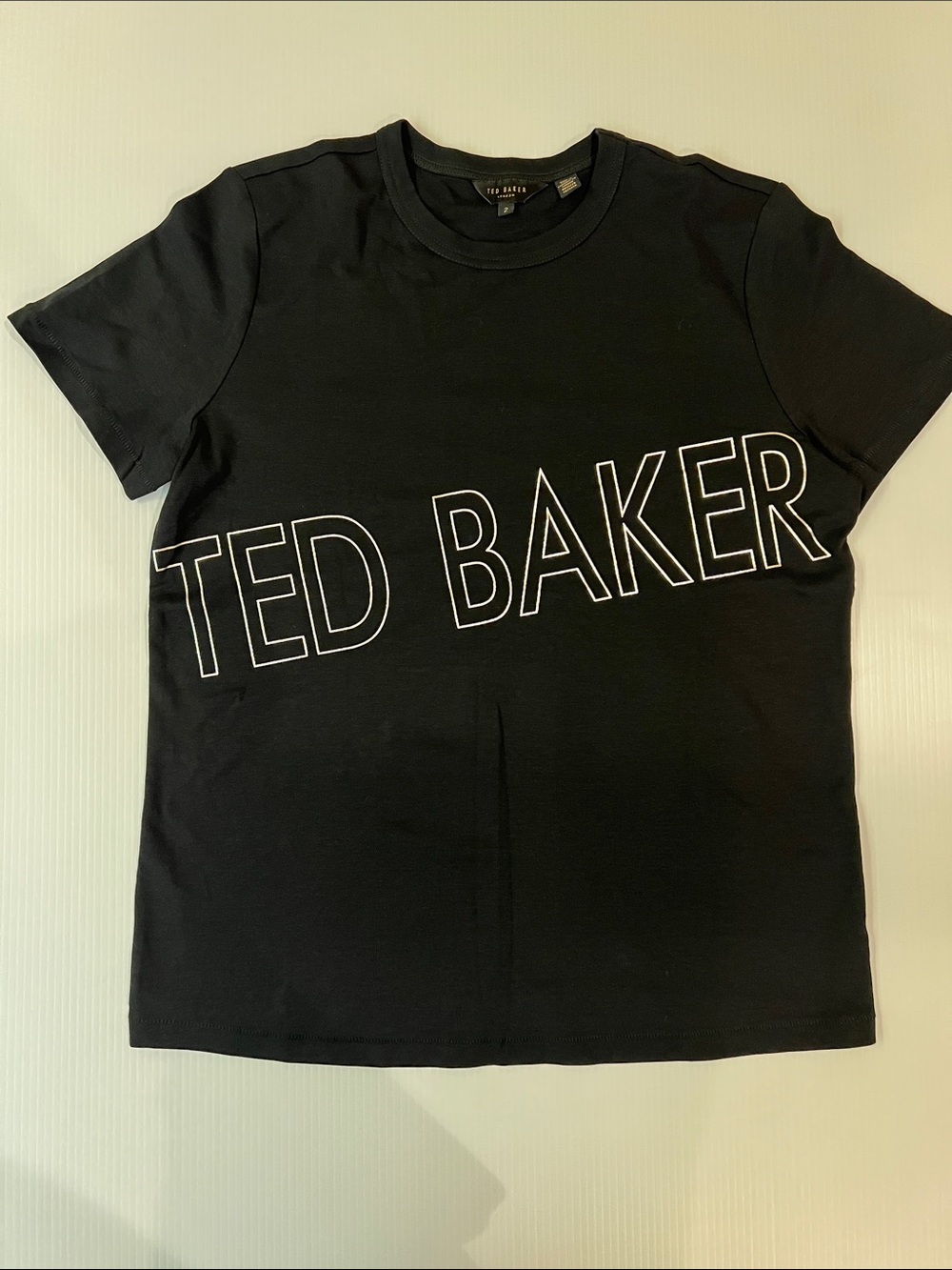 Ted Baker Women’s Black Logo T-Shirt in Size Small